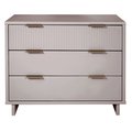 Manhattan Comfort Granville 38.18 Standard Dresser in Light Grey DR-5016